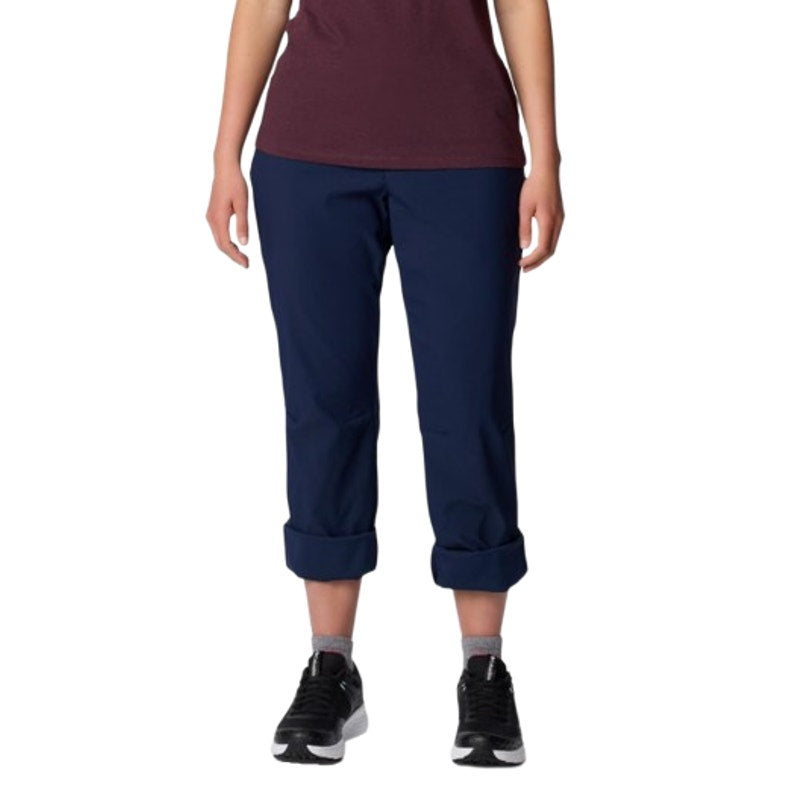 COLUMBIA Womens Leslie Falls Pants II Size 8 Collegiate Navy Blue 29" Inseam NWT