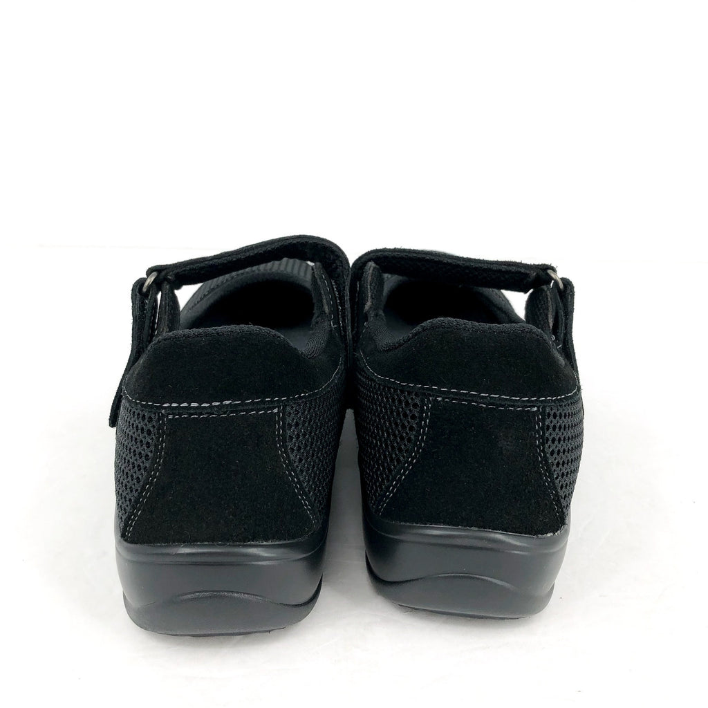 ORTHOFEET Womens Chattanooga Mary Jane Flat US 11 Narrow Black Suede NIB
