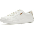 Dr. Scholl's Womens Be Bright Sneakers Size 8 Wide EU 38.5 White Oyster Grey NIB
