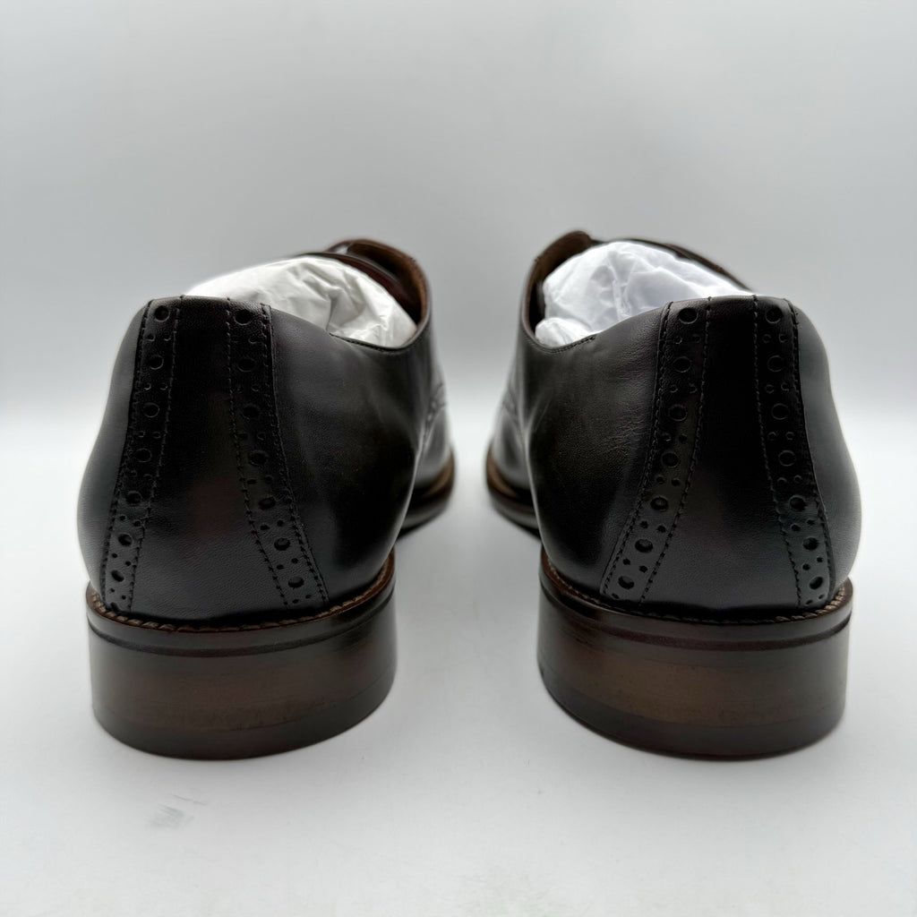 JOHNSTON & MURPHY Mens Conard 2.0 Dress Shoes US 13D Mahogany Brown Leather NIB