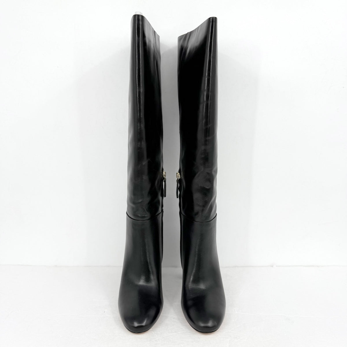Kate Spade Womens Colby Tall Boots US 7.5 B EU 38 Black Leather NIB