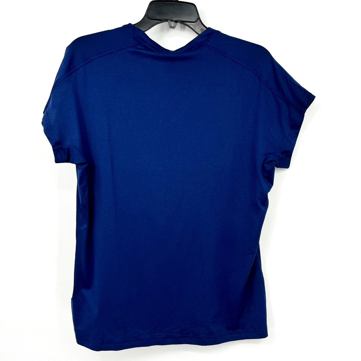 ADIDAS Women's Train Essentials V-Neck Tshirt Medium Dark Blue Short Sleeve NWT