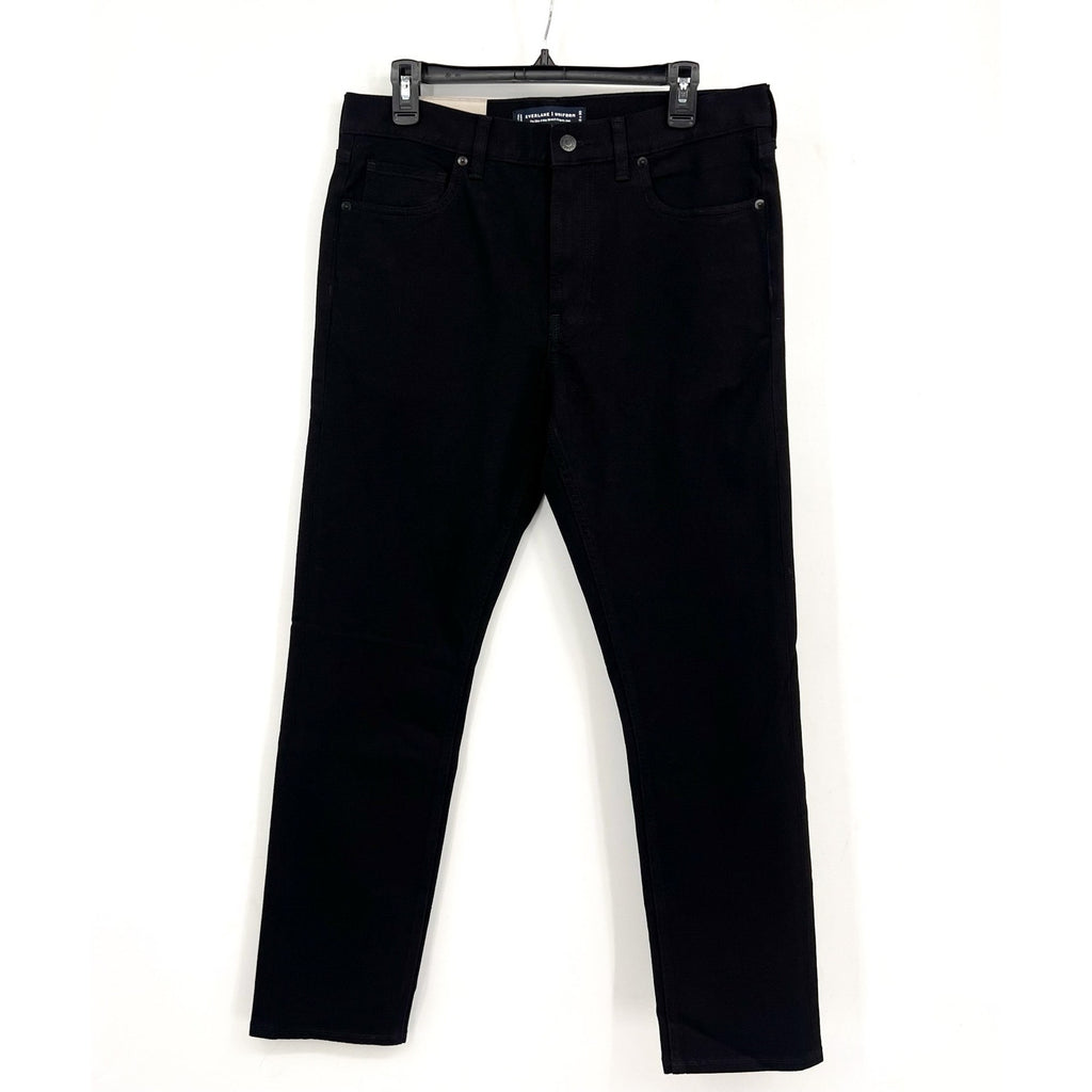 EVERLANE Uniform Men's Slim Jeans 33x30 Black 4-Way Stretch Organic Cotton NWT
