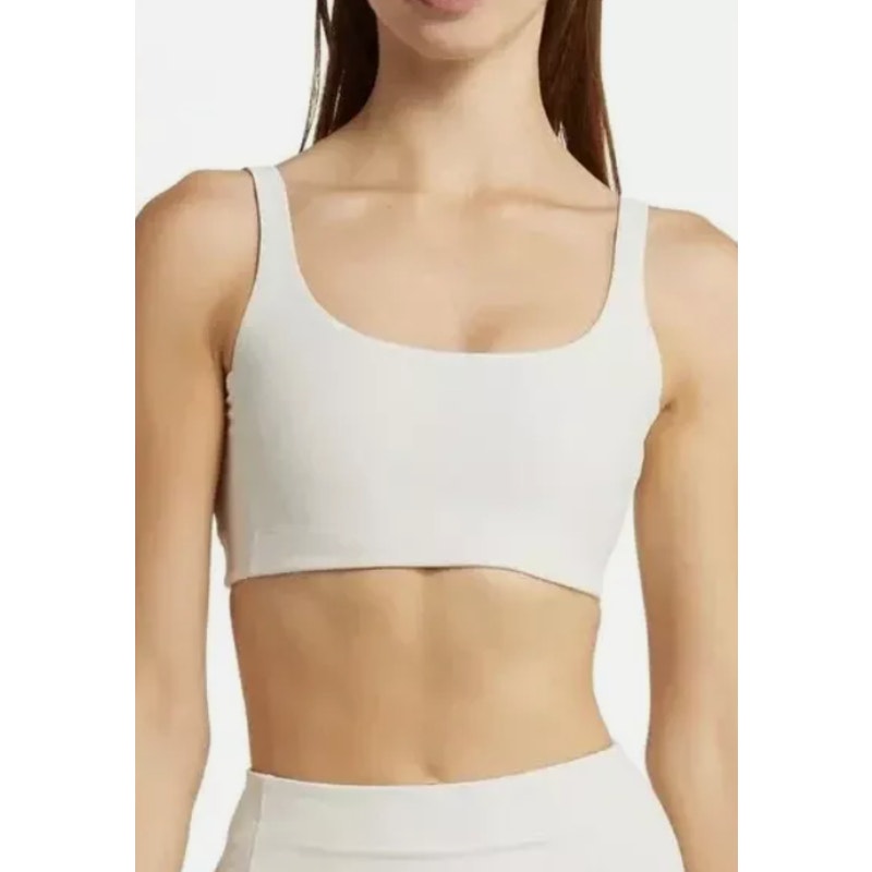 OUTDOOR VOICES Women's FreeForm Scoop Bra XXS White Milk Stone NWT