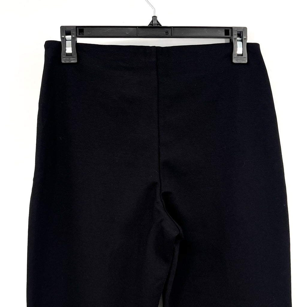 EVERLANE Women's The Dream Kick Flare Pants Medium Black Flat Front NWT
