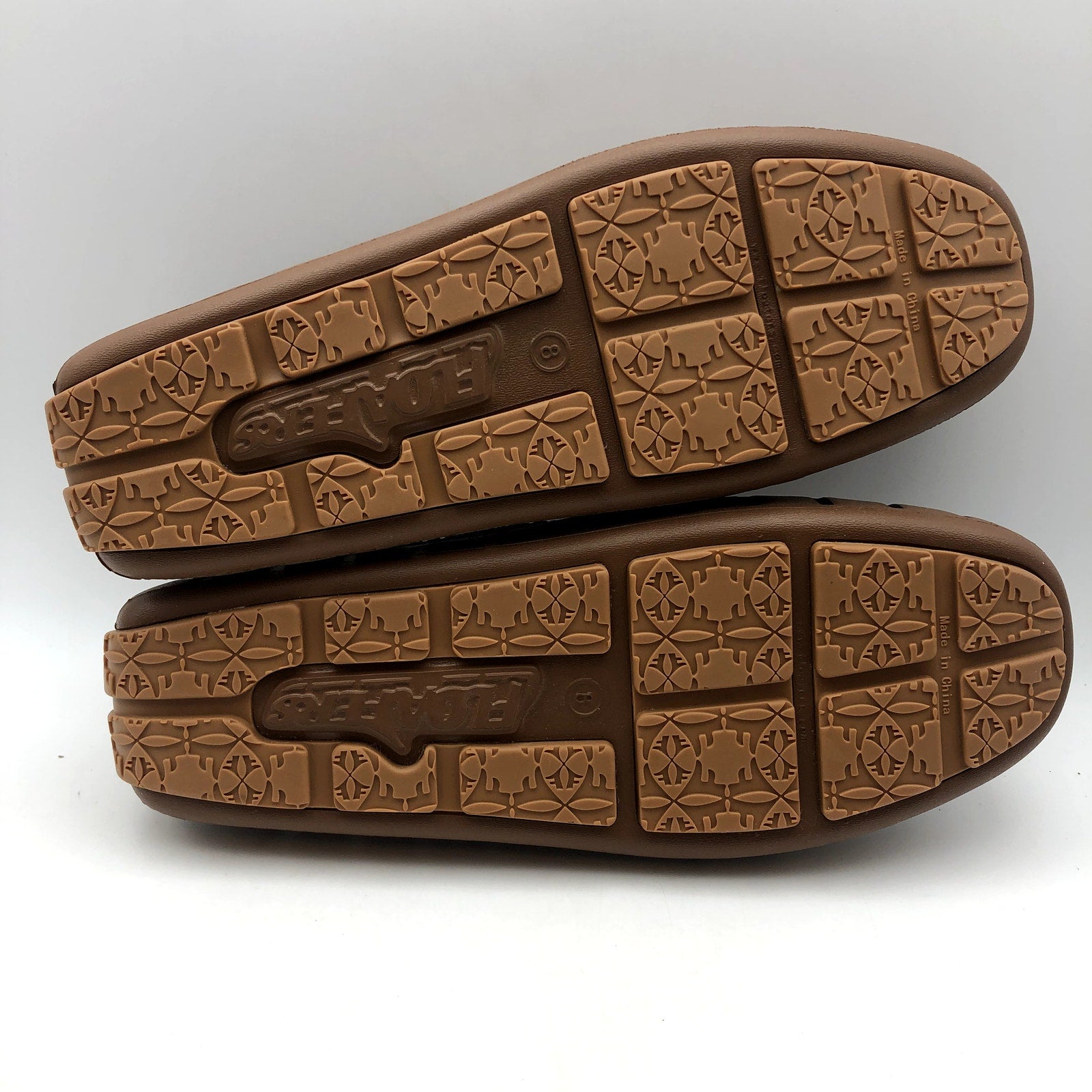 Floafers Mens Country Club Driver 2.0 Loafer Size 8 Tan Chestnut Hill Gum NWT