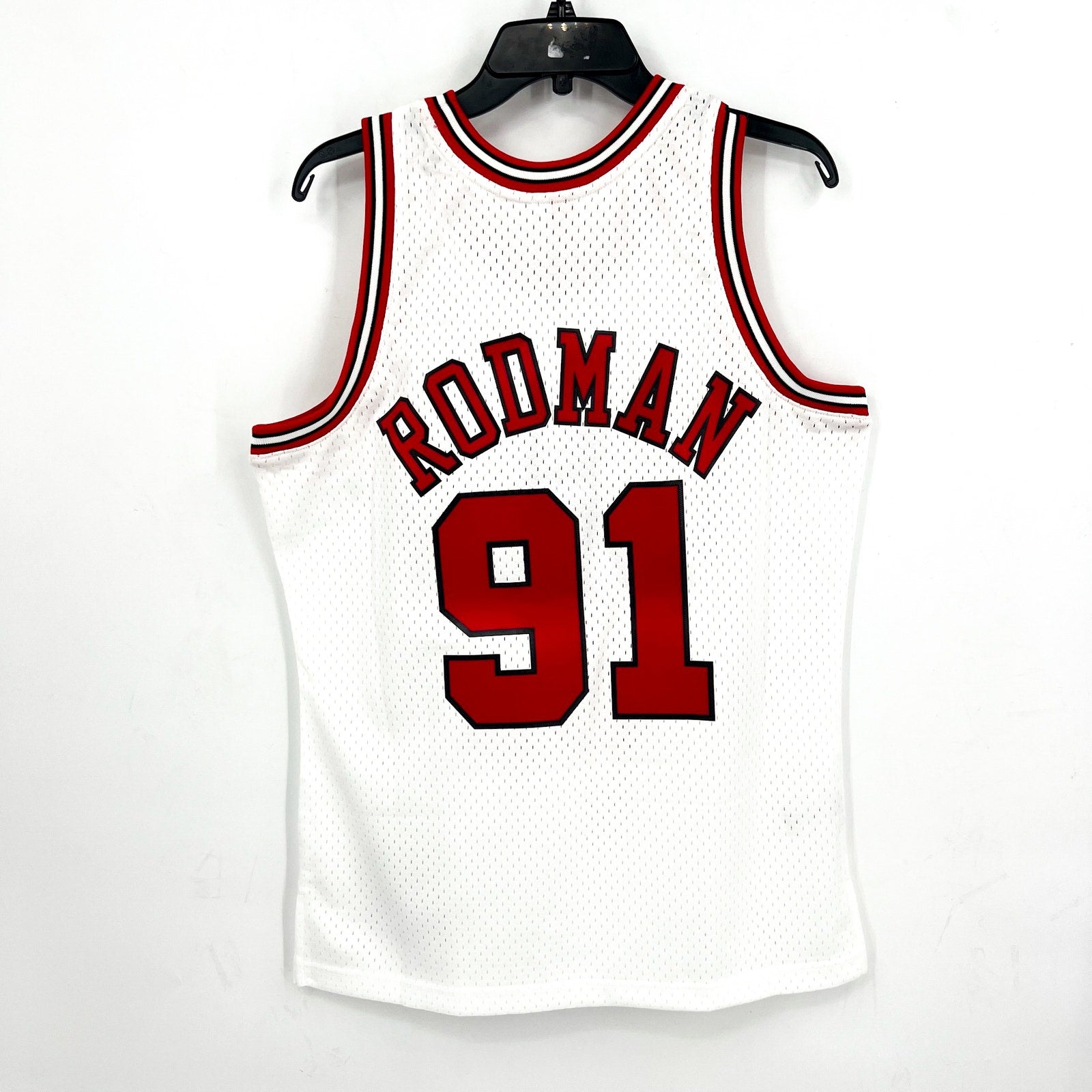 MITCHELL & NESS Rodman 1997-98 Chicago Bulls Swingman Jersey Medium White NWT
