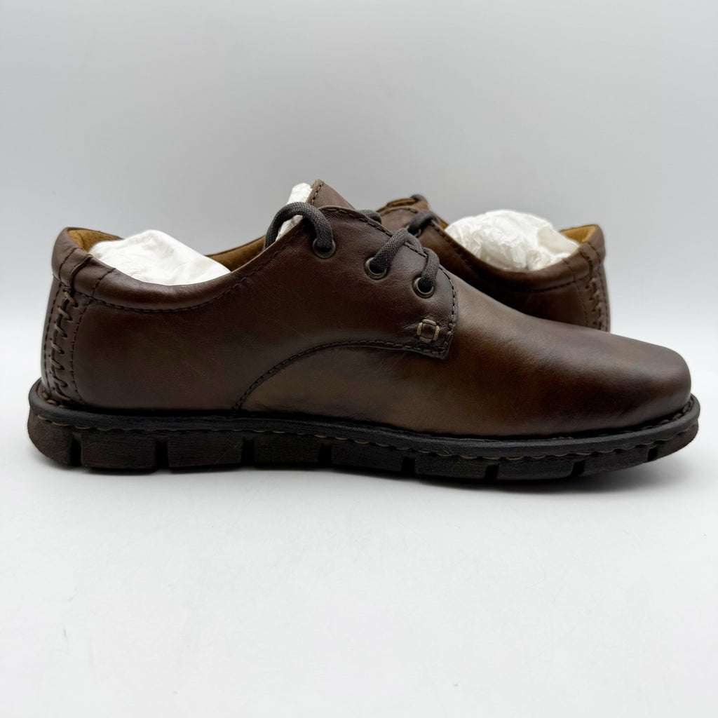 Born Mens Soledad Shoes US 9.5 M EU 42.5 Brown Leather Lace Up Casual NWOB