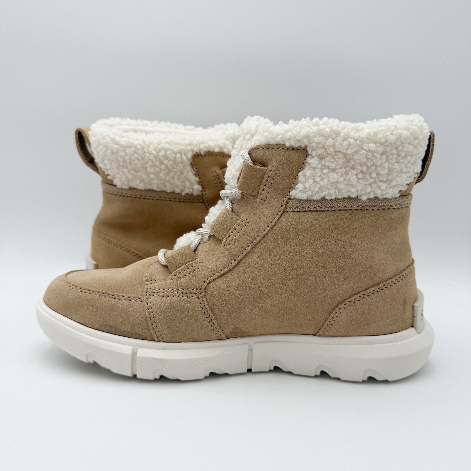 Sorel Womens Explorer Next Carnival Boots US 7 Tan Winter Waterproof NIB