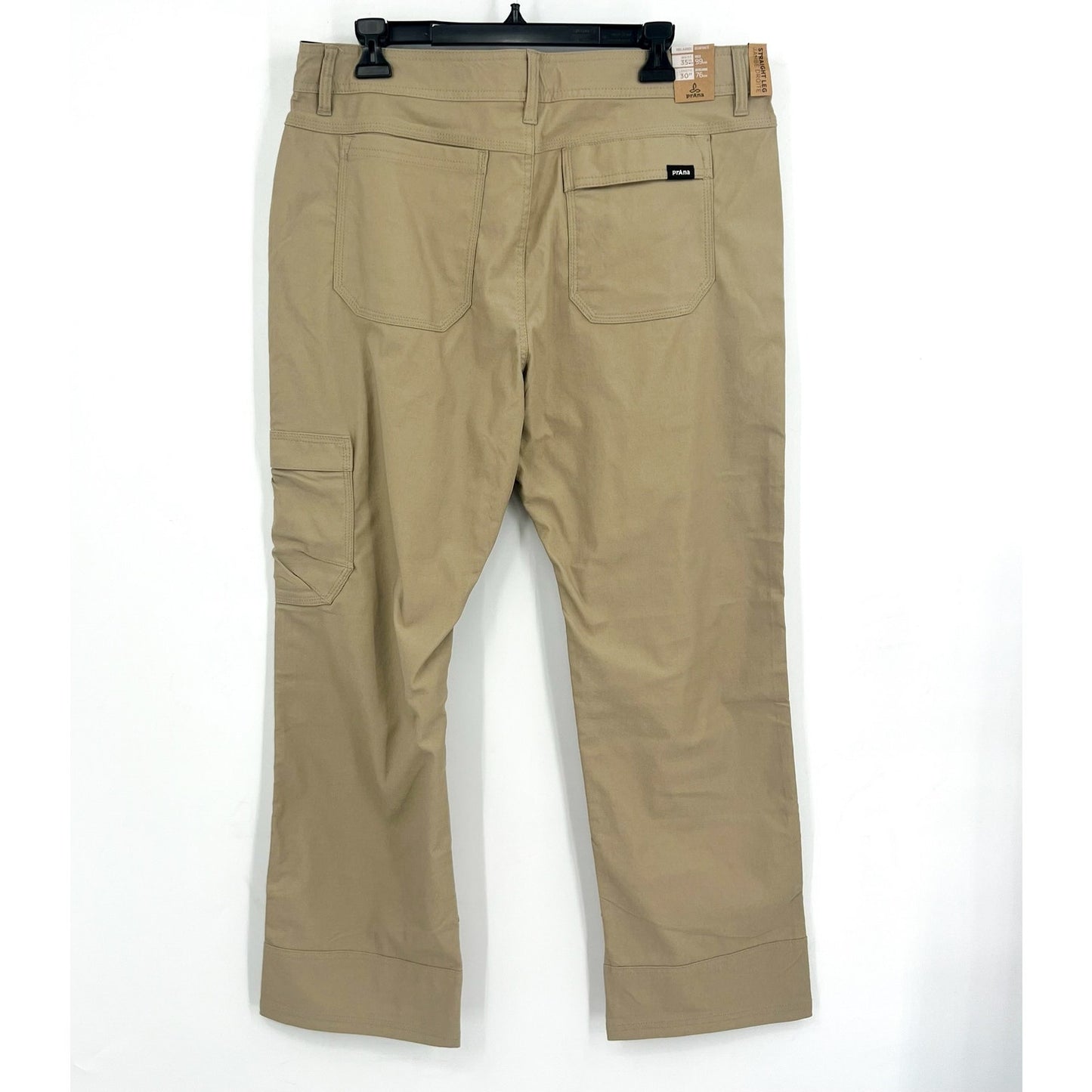 PRANA Men's Zion Straight Pants 35x30 Tan Sandbar Slim Fit Stretch Outdoors NWT