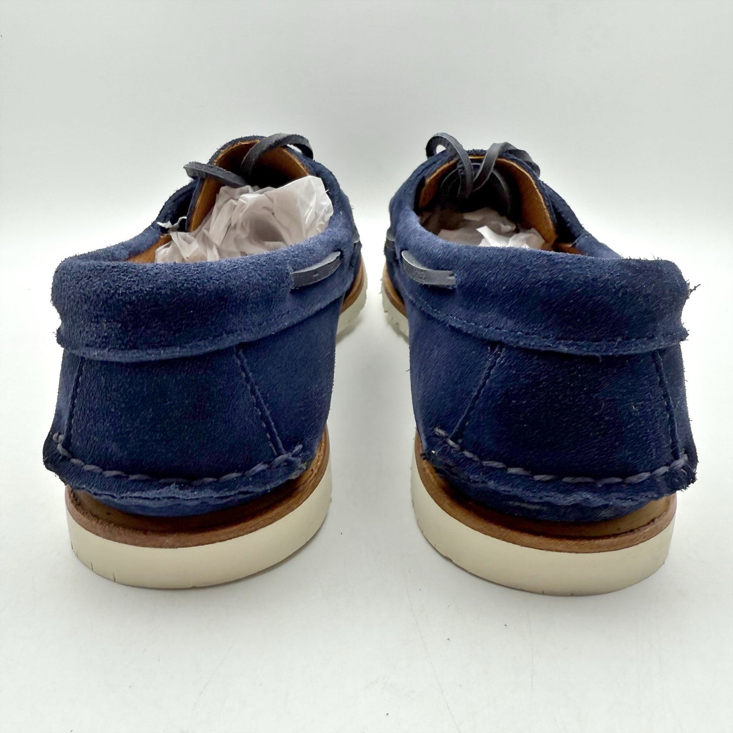 Sperry Mens X Sunspel Authentic Original Boat Shoe US 10 EU 43 Navy Suede NWOB