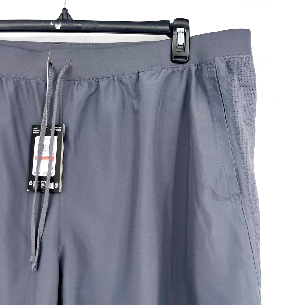 UNDER ARMOUR Men's UA Launch 2-in-1 Athletic Shorts 3XL Gray 7" Inseam NWT