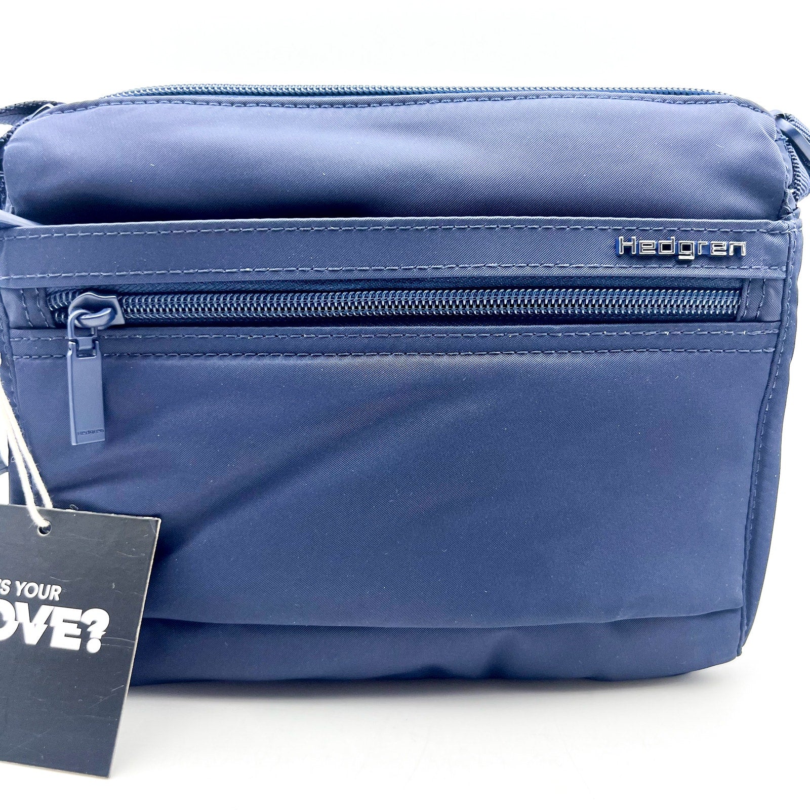 HEDGREN Women's Eye Medium Crossbody Bag Total Eclipse Navy Blue RFID NWT