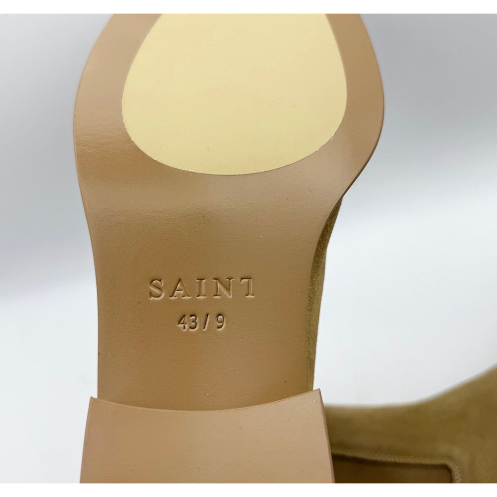 Saint Morta Men's Nomad Pointy Toe Chelsea Boot Size 9 EU 43 Tan Camel Suede NIB