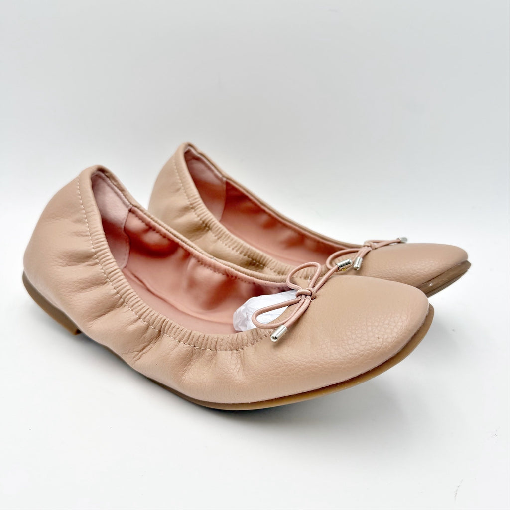 MIA Womens URI Ballet Flats Size 7.5 M Blush Pink Leather NWOB