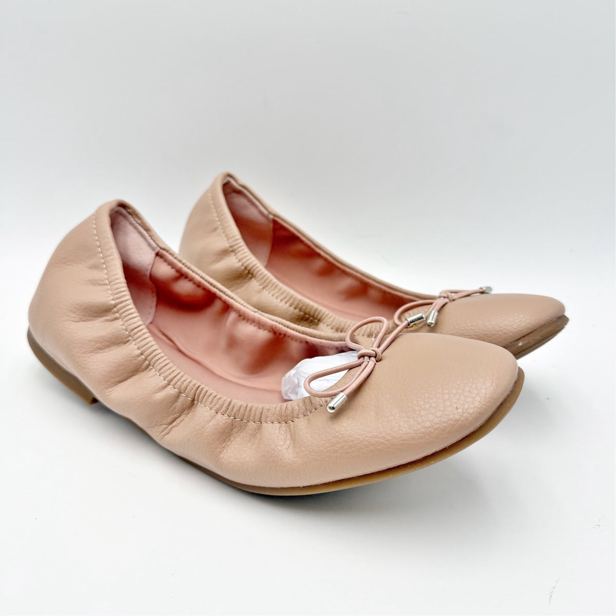 MIA Womens URI Ballet Flats Size 7.5 M Blush Pink Leather NWOB