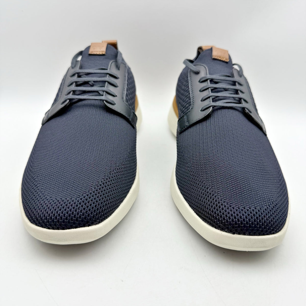 Wolf & Shepherd Swiftknit Derby Sneakers WOMENS 8 MENS 6 Navy Blue Knit NIB