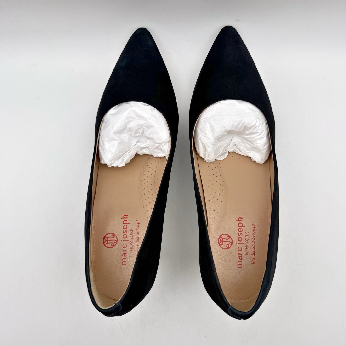 Marc Joseph Womens Trinity PL Pump US 9.5 EU 40.5 Navy Blue Suede NIB