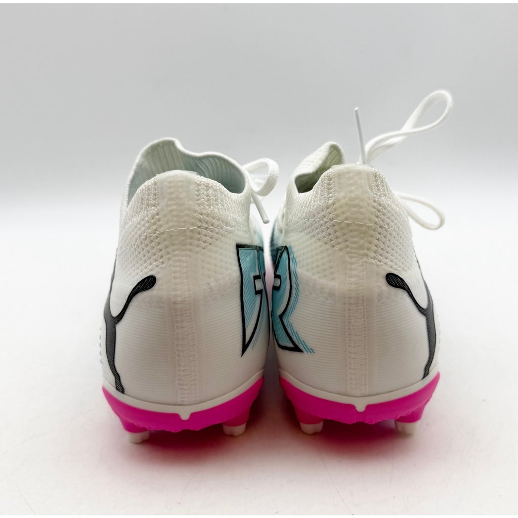 PUMA Kids Future7 Match Firm Artificial Ground Soccer Cleat Size 2 White NWOB