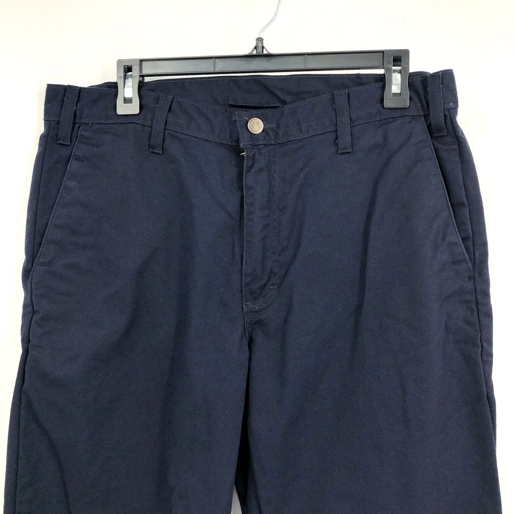 TYNDALE Mens FR CAT2 Industrial Work Pants 34x32 Dark Navy Blue Straight NWOT