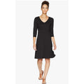 TOAD & CO. Women's Rosalinda A-line Knit Dress Small Black 3/4 Sleeves NWT