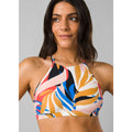 PRANA Women's Taranto Bikini Top Small Tropics Print Floral Halter Stretch NWT