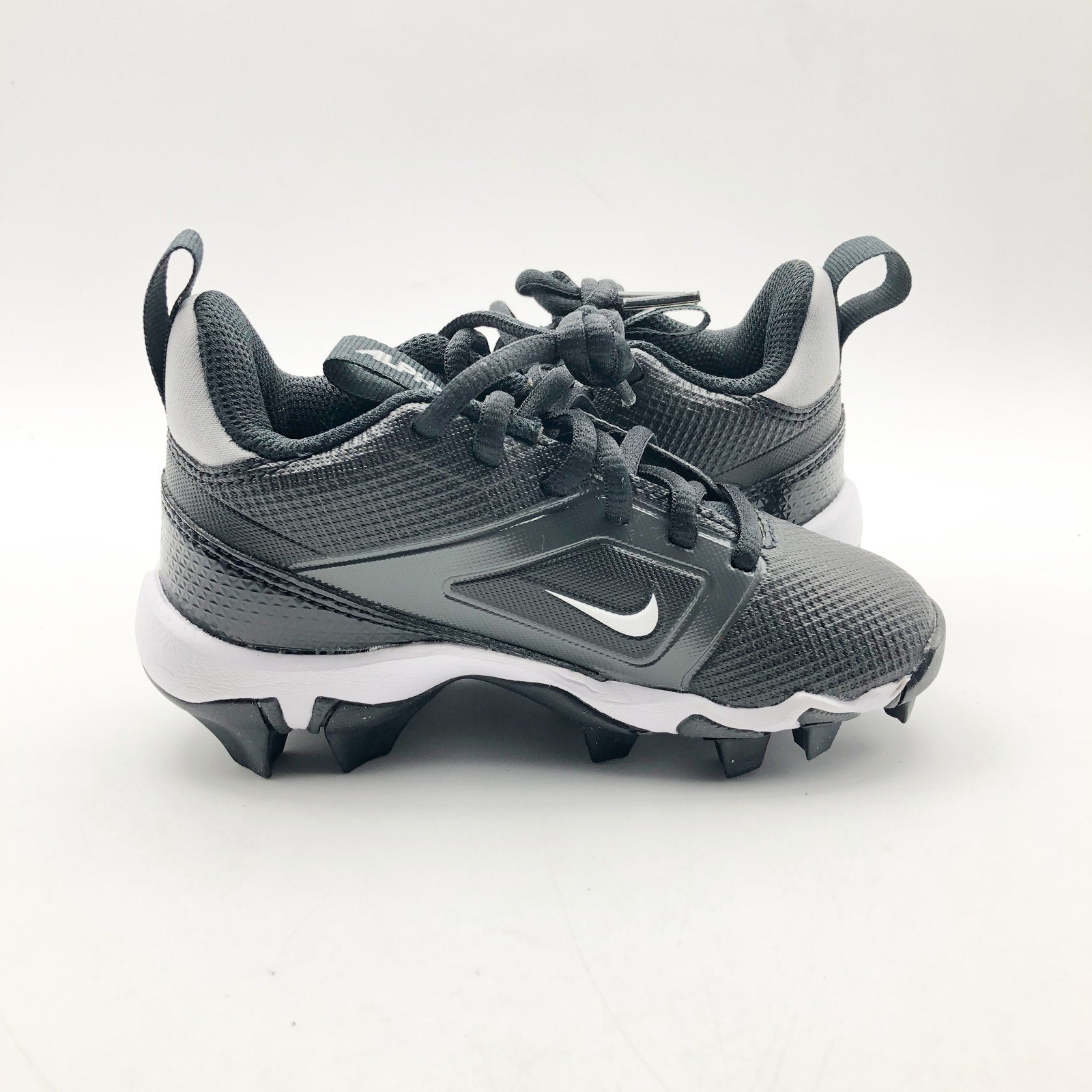Nike Kids Alpha Menace 4 Shark Football Cleats Size 13 Black Grey White NWOB