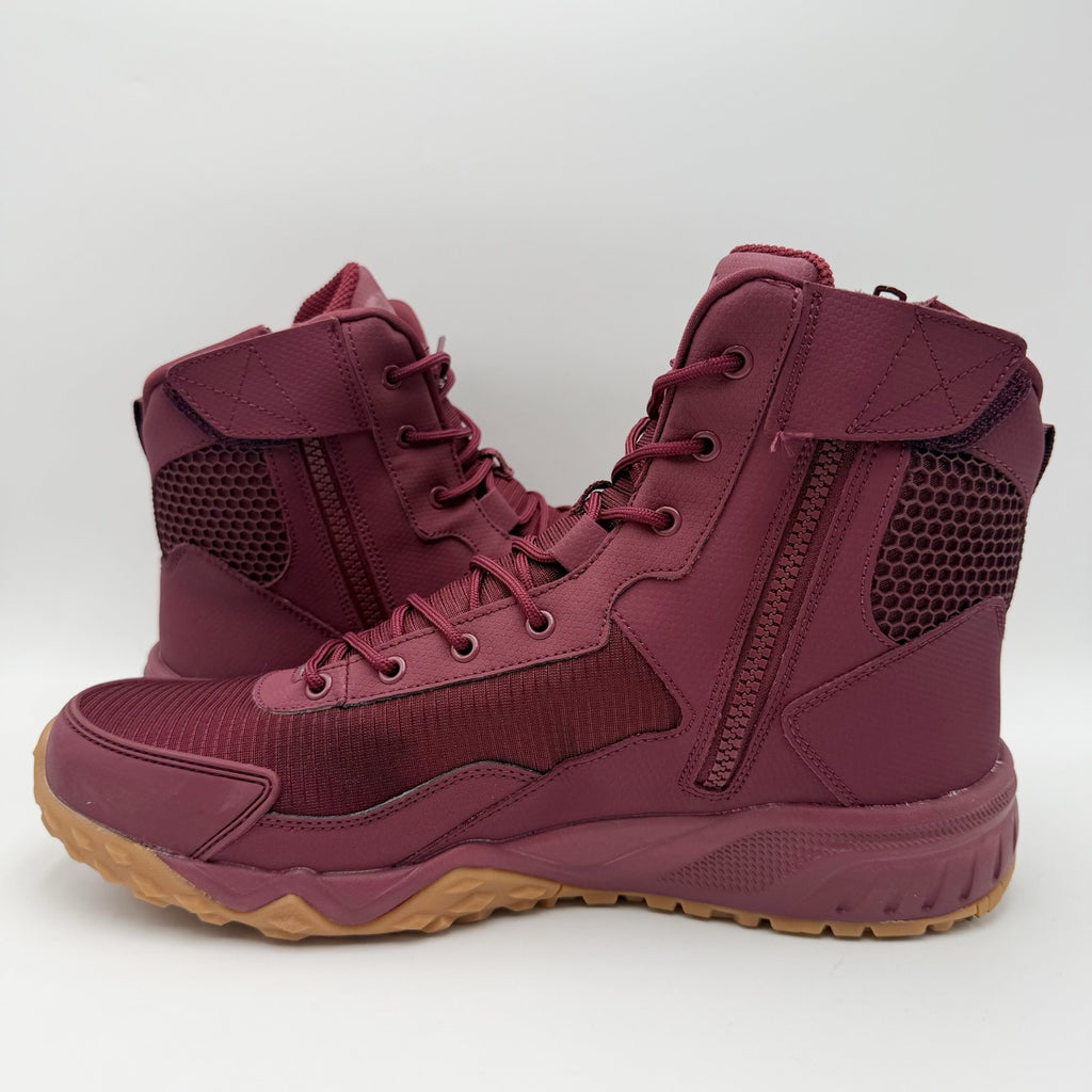 FILA Mens Chastizer Boots Size 11.5 EU 45 Red Tawn Gum Leather NIB