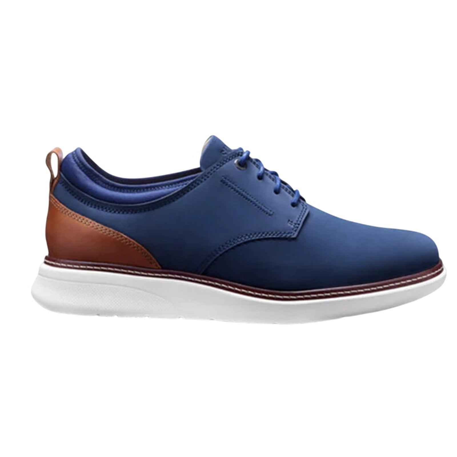 Samuel Hubbard Mens Rafael Lace Up Sneakers US 11.5 Wide Blue Navy Nubuck NWOB