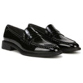 Franco Sarto Womens Eden Studded Loafers Size 8 M EU 38.5 Black Slip On NWOB