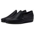 SAS Womens Dream Comfort Loafers Size 8 Black Leather Hand Laced Moccasin NIB