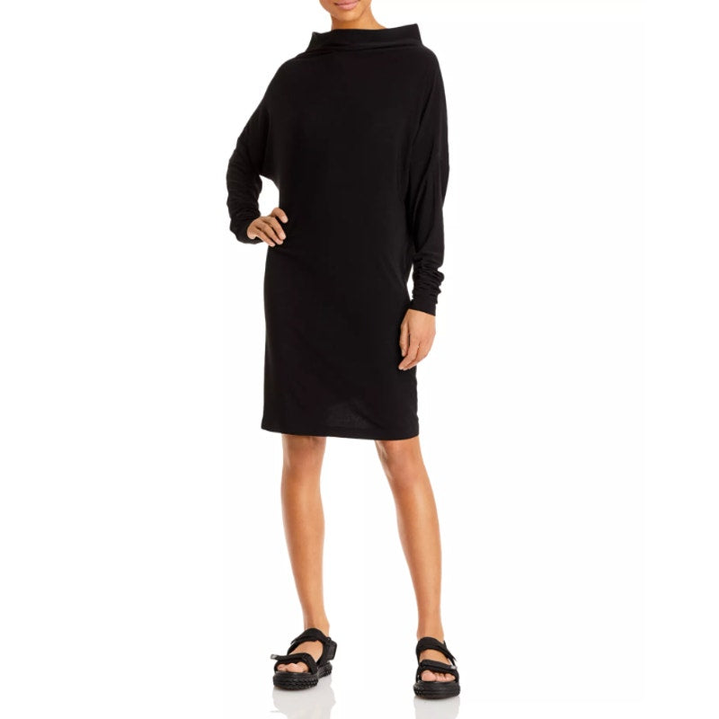 NORMA KAMALI Women's All in One Convertible Dress Small 36 Black Long Sleeve NWT