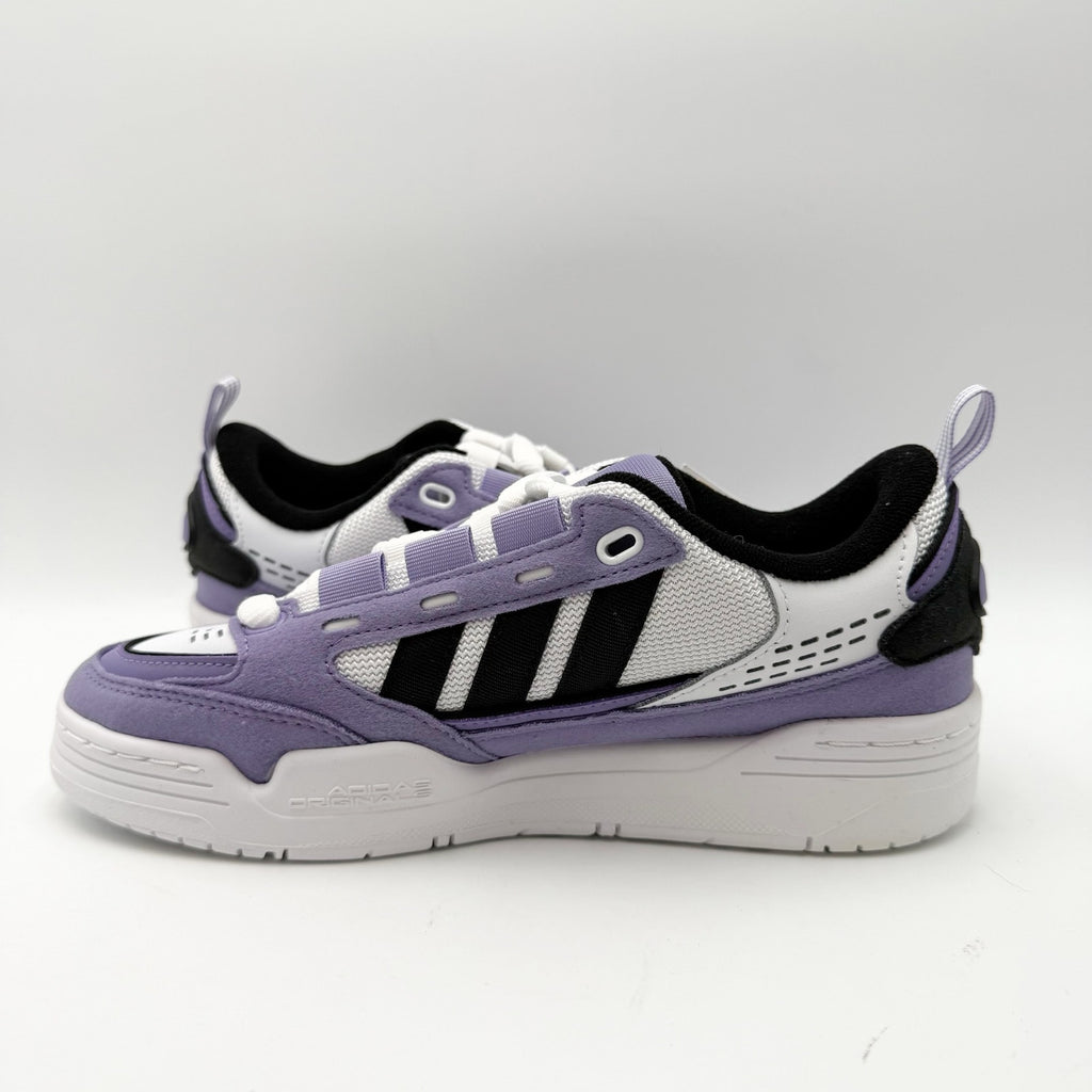 Adidas Originals Big Kids Adi2000 Sneakers Size 5 Purple White Leather NWT