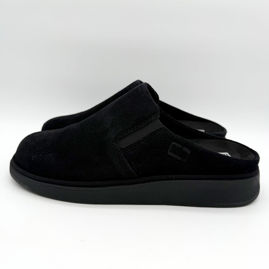 FitFlop Womens Gen-FF Elasticated Mules US 9 EU 41 Black Suede NIB