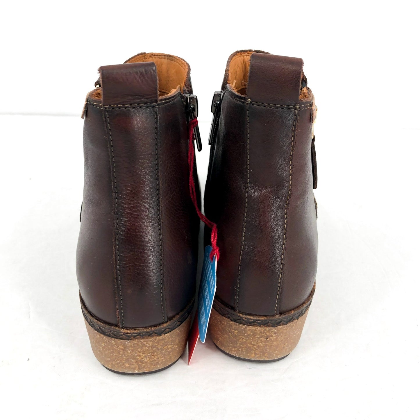 PIKOLINOS Womens W0W-8988 Granada Ankle Boots EU 36 US 6 Brown Leather NIB