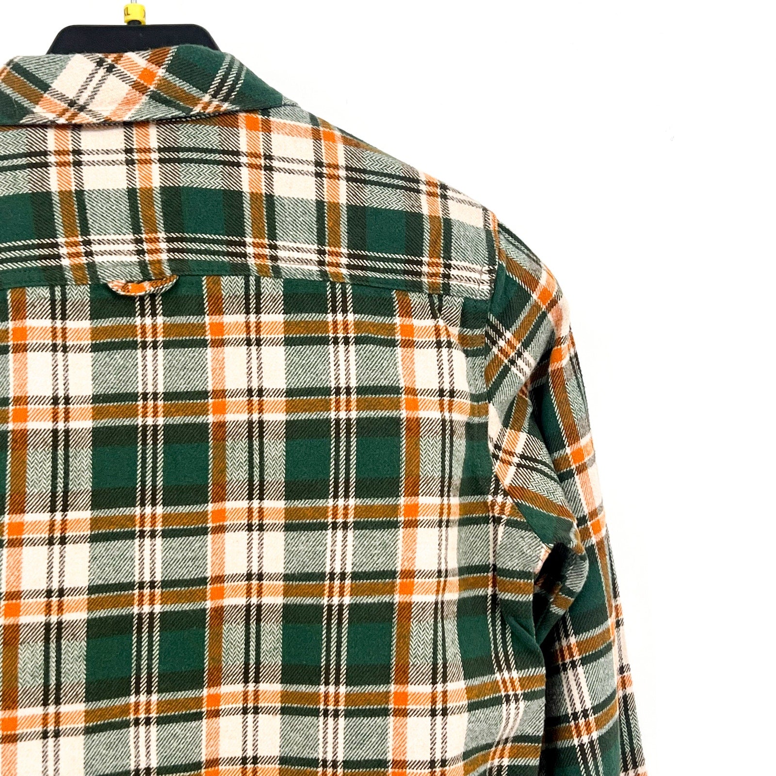 PRANA Women's Golden Canyon Flannel Shirt Medium Soft Pine Green Plaid NWT