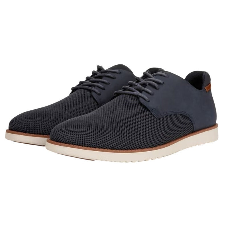 Dr. Scholls Mens Sync Oxford Shoes Size 12 M EU 46 Navy Blue Knit NIB