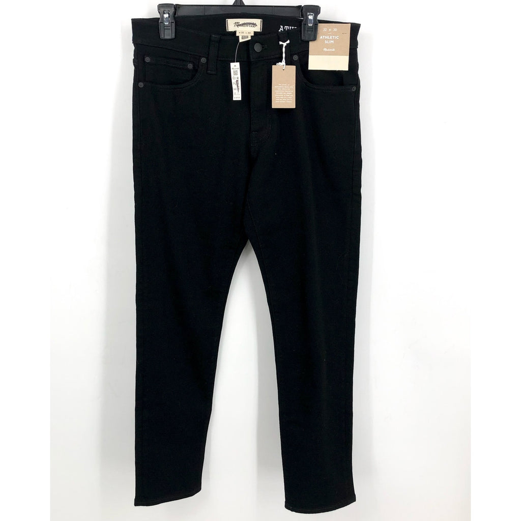 MADEWELL Men's Slim Jeans 30x30 Black Bainhart Wash ND479 COOLMAX Denim NWT