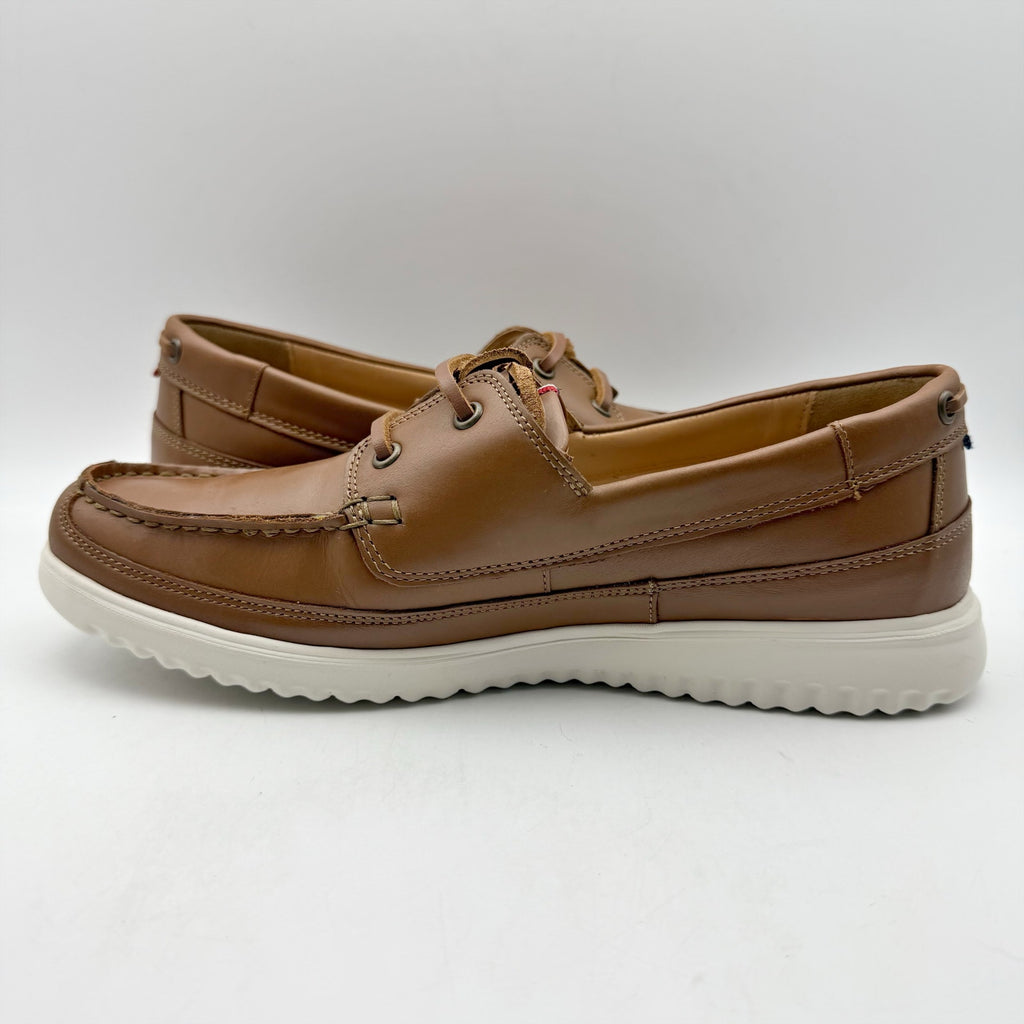 Mephisto Mens Trevis Boat Shoes US 7.5 EU 41.5 Brown Leather NWOB