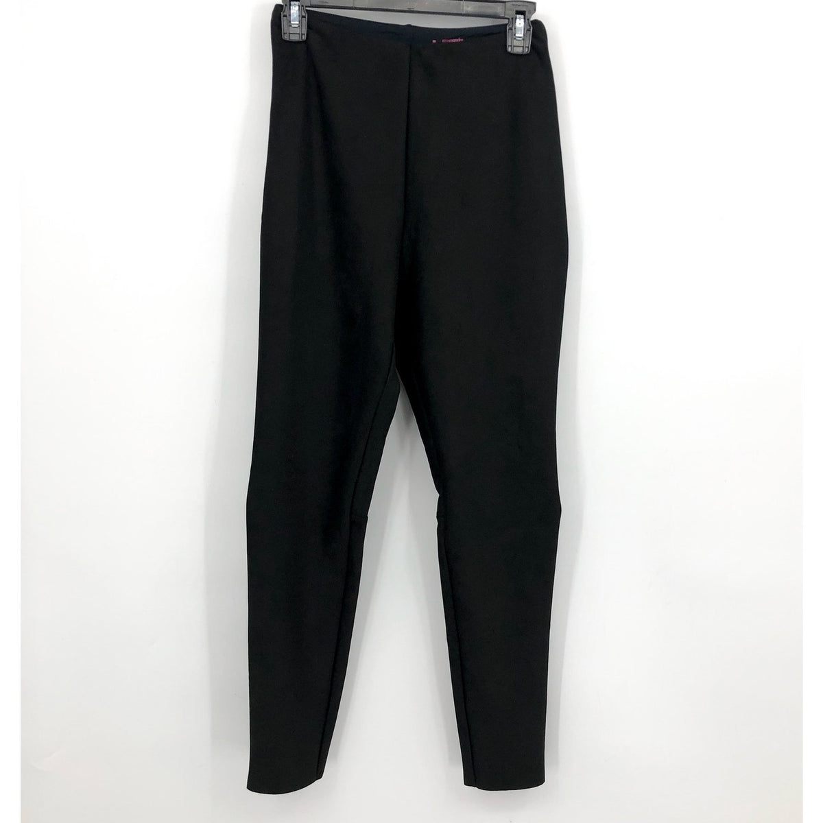 COMMANDO Women's Faux Suede Leggings Medium Black High Rise Stretch NWT