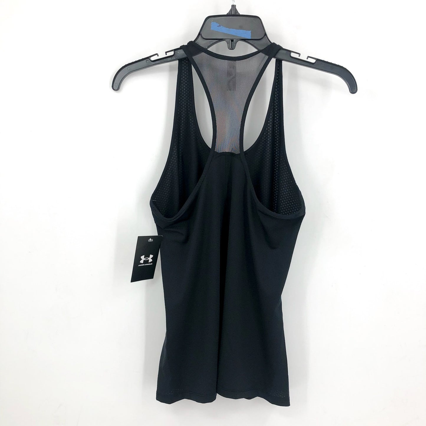 UNDER ARMOUR Women's Heatgear Racer Tank Top Small Black NWT