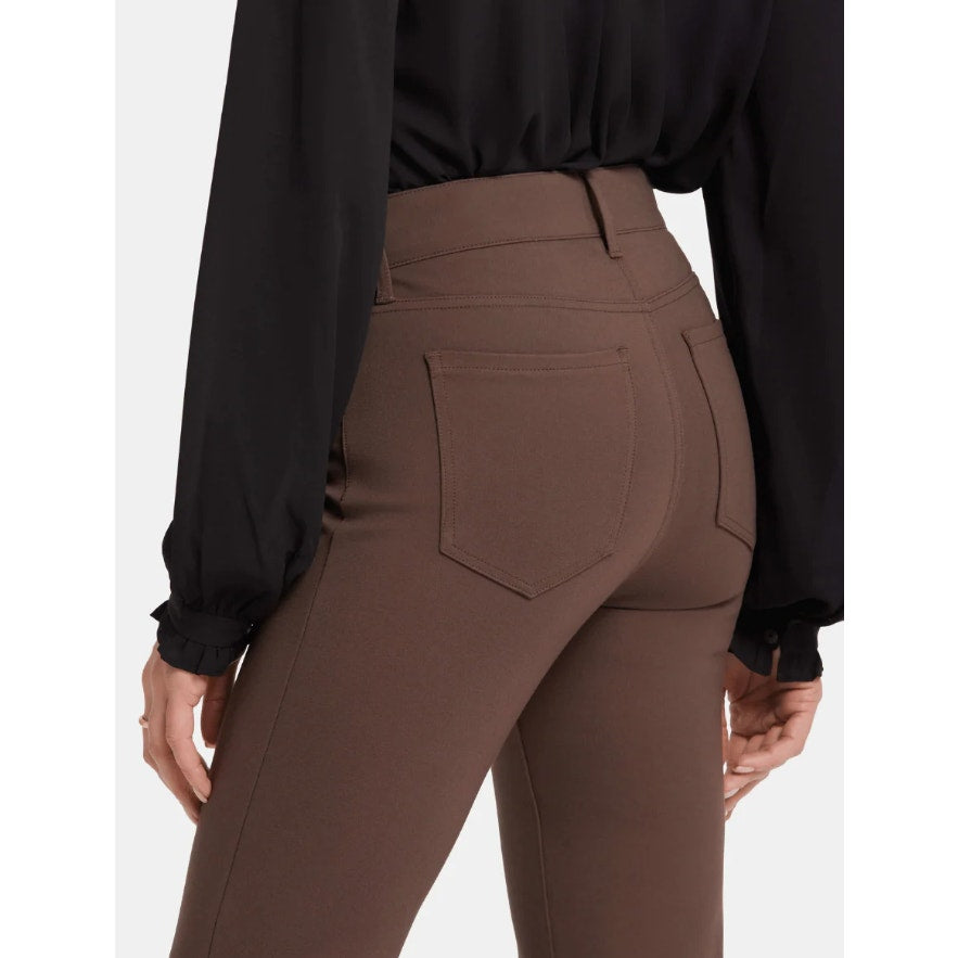 NYDJ Women's Marilyn Straight Jeans Size 4 Brown High Rise 32" Inseam NWT
