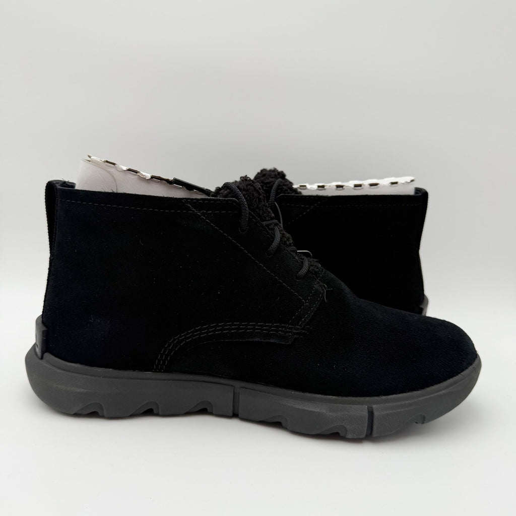 Sorel Women Explorer Next Drift Bootie US 9.5 EU 40.5 Black Suede Waterproof NIB