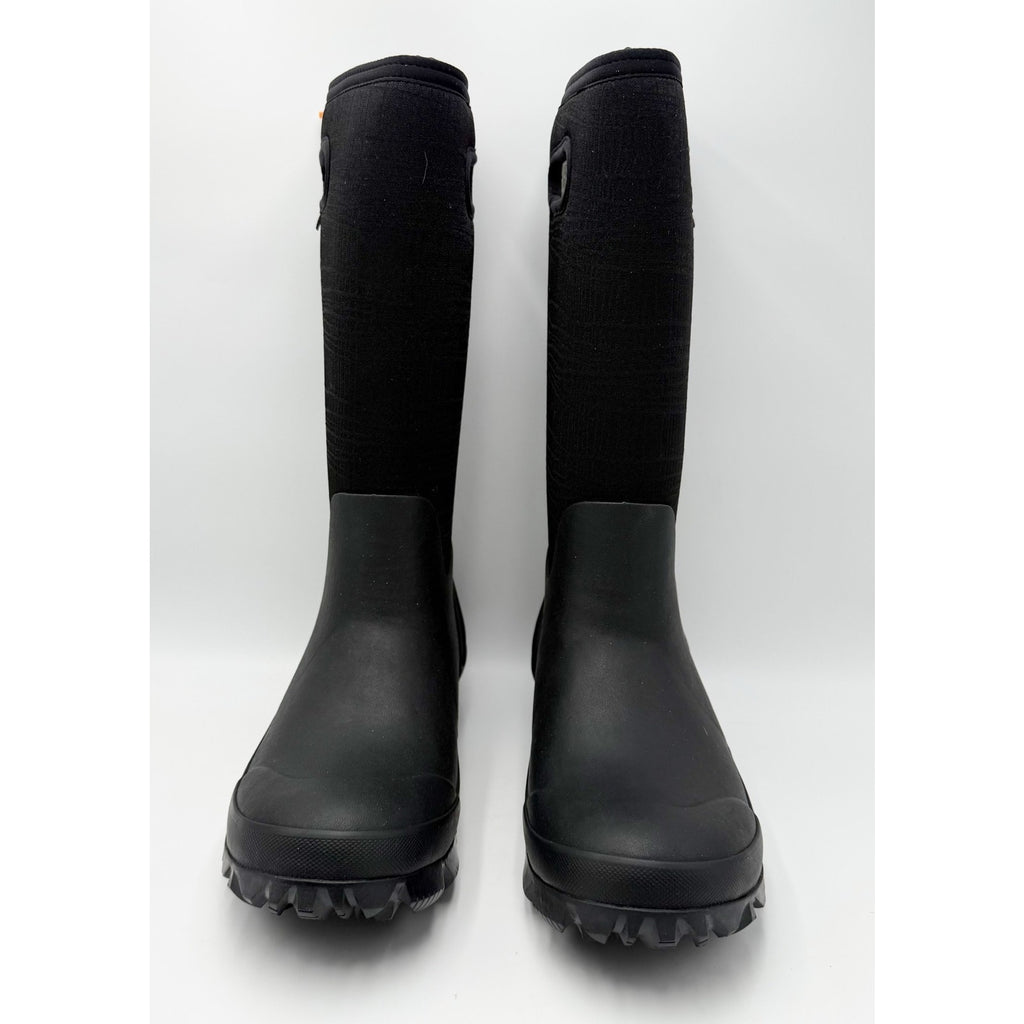 Bogs Womens Whiteout Cracks Tall Boots Size 12 EU 43 Black Waterproof NIB