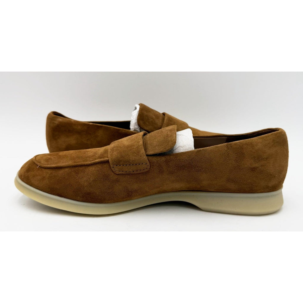 Vince Womens Big Sur Suede Slip On Loafers Size 8 EU 38.5 Brown Elm Wood NWOB