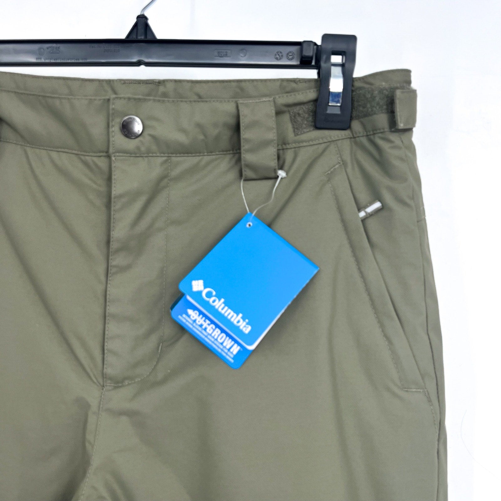 COLUMBIA Kids' Bugaboo III Snow Pants XL Youth 18-20 Green Waterproof NWT