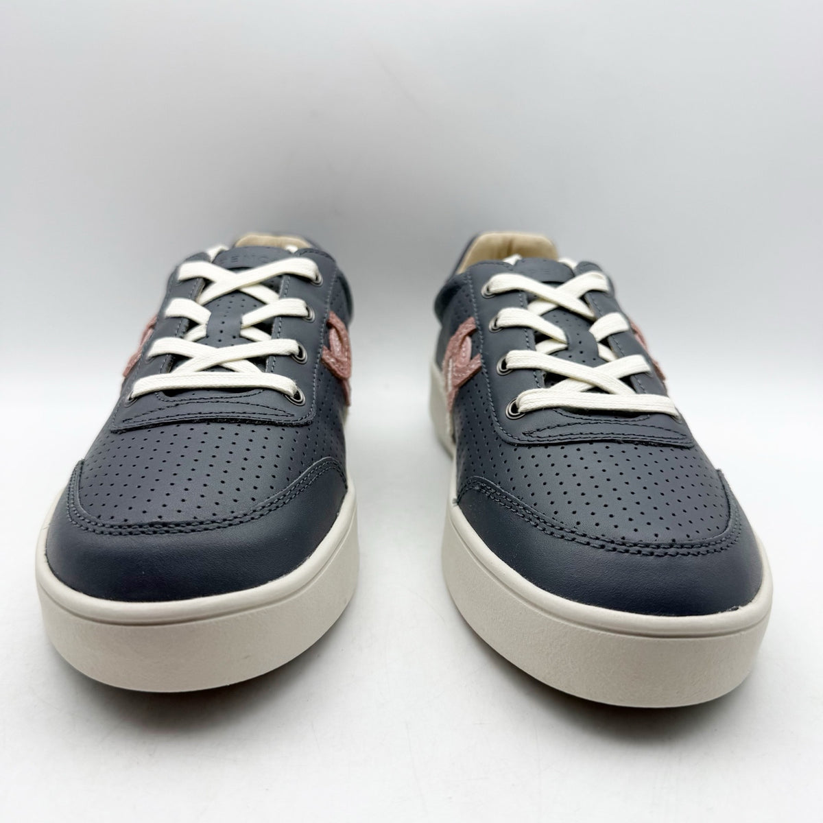 Spenco Womens Cambridge Casual Sneakers Size 9 M EU 39.5 Blue Pink Leather NIB