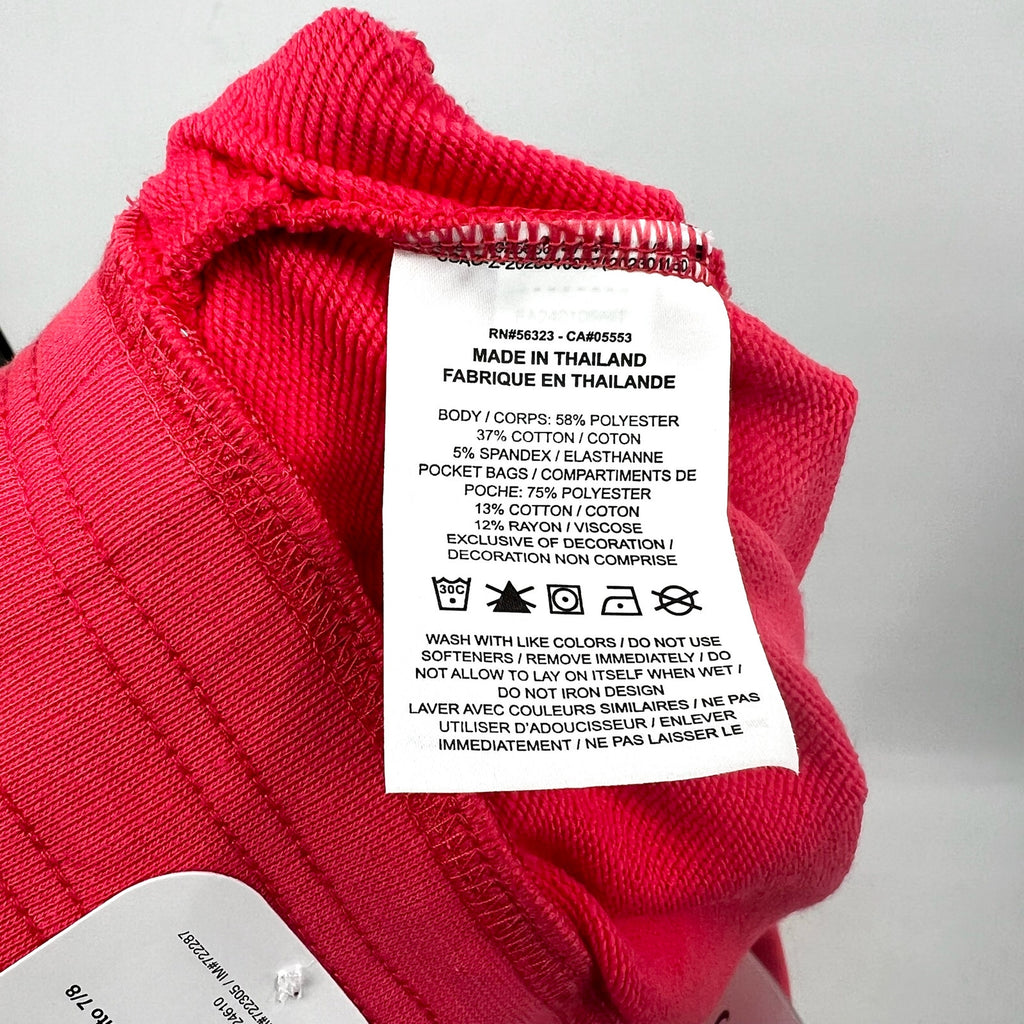 NIKE Women's Dri Fit 7/8 Joggers XL Aster Pink High-Waisted French Terry NWT