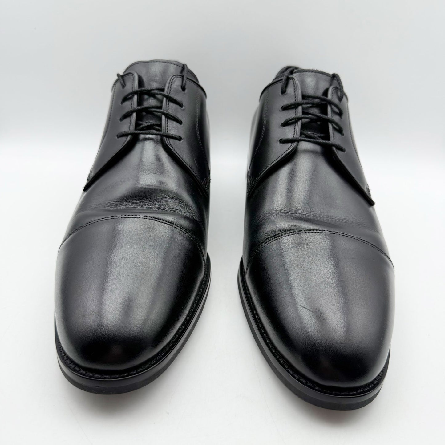 Cole Haan Mens Lenox Hill Cap Oxford Shoes US 11.5 Wide Black Leather NIB