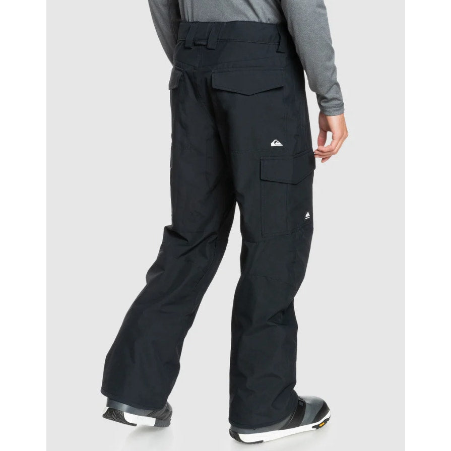 QUICKSILVER Men's Porter Snow Pants Large Black Waterproof Outdoor NWT